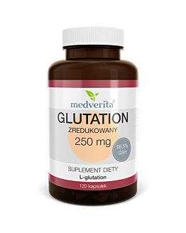Medverita Glutation zredukowany 250 mg 120 kapsułek