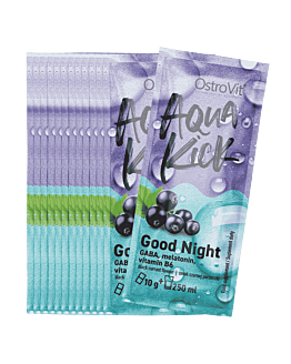 OstroVit Aqua Kick Good Night 10 g x 24 BOX o smaku czarnej porzeczki