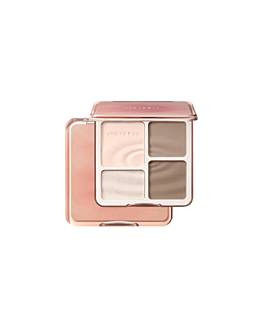 Judydoll 2 in 1 Highlighter Contour Palette, paleta do konturowania i rozświetlania, chłodna, 01 Waves, 9g