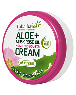 Tabaibaloe La Marca de Canarias Aloe Musk Rose Oil Face Cream 50 ml