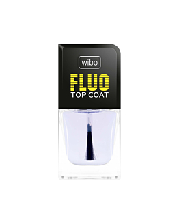 Wibo Fluo Top Coat bezbarwny top do paznokci, 8.5ml