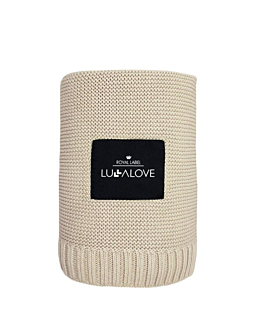 Lullalove Bambusowy koc milk coffee