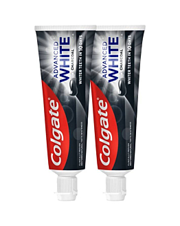Colgate Pasta do zębów Advanced White Charcoal 2 x 75 ml
