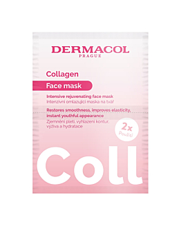 Dermacol Collagen Intensive Rejuvenating Mask intensywnie odmładzająca maseczka kolagenowa 2x8g