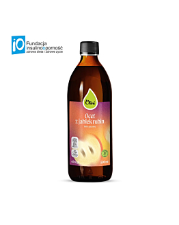 Olini Ocet z jabłek Rubin 500 ml.