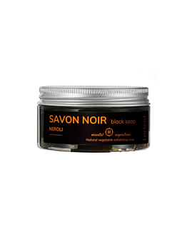 Lorient Savon Noir Neroli Balance Czarne mydło do twarzy i ciała 100g