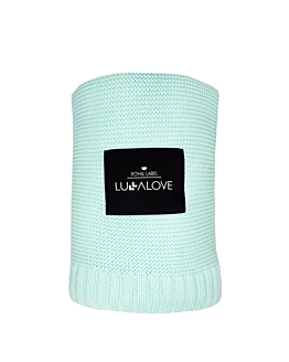 Lullalove Bambusowy koc delicious mint