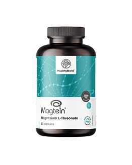 Healthy World L-treonian magnezu Magtein®, 90 kaps.