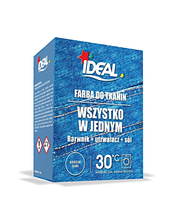 IDEAL All in One barwnik do tkanin Niebieski Jeans, 350g