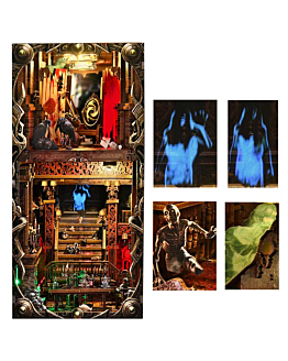 Habarri Miniaturowy domek Book Nook - Bloody hotel