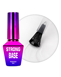 MollyNails Strong Base Baza Hybrydowa Clear 10 g