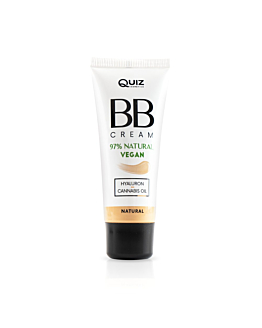 Quiz Cosmetics BB Cream krem BB wzbogacony kwasem hialuronowym i olejem konopnym Natural, 30ml