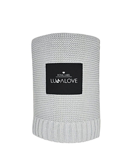 Lullalove Bambusowy koc glamour gray
