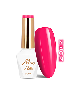 MollyNails Inspired by You Temptress Neon Lakier Hybrydowy UV LED Nr 52 8 g