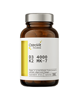 OstroVit Witamina D3 4000 IU + K2 MK-7