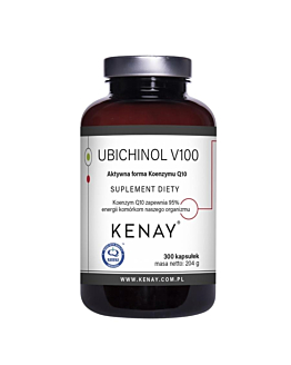 Kenay Suplement diety ubichinol V100 aktywna forma Koenzymu Q10