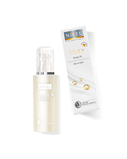Nikel Silky, jedwabisty olejek do ciała nawilżający, naturalny skład 125ml