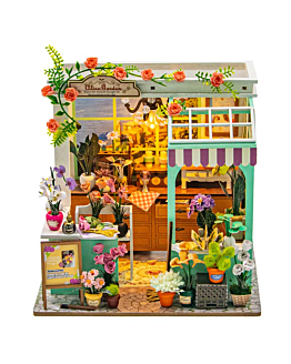 Habarri Miniaturowy domek DIY - Na górze róże