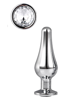 Korek Analny Gleaming Love Silver Pleasure Plug S Dreamtoys