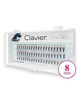 Clavier Eyelash kępki rzęs 8mm Black