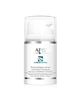 APIS Express Lifting rozświetlające serum wypełniające zmarszczki pod oczy z kompleksem TENS’UP™, 50ml
