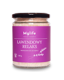 Mglife Lawendowy relaks magnezowa sól do kąpieli