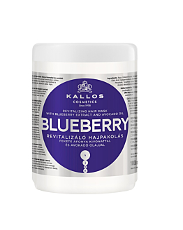 Kallos KJMN Blueberry Revitalizing Hair Mask rewitalizująca maska do włosów z ekstraktem jagód, 1000ml