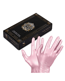 Top Glove Beaute Luxe Rękawiczki Jednorazowe Nitrylowe Diagnostyczne i Ochronne Perłowe Rozmiar S 50 szt.