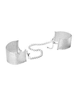 Kajdanki Desir Metallique Mesh Silver Handcuffs Bijoux Indiscrets