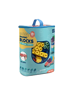 Habarri SOFT blocks - miękkie klocki konstrukcyjne 80 elementów