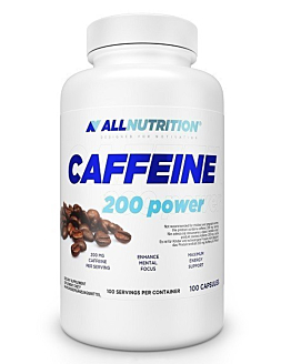 Allnutrition Caffeine 200 Power, Suplement diety z kofeiną, Kapsułki