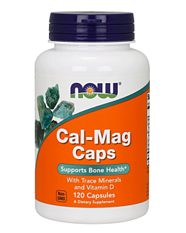 Now Foods Cal-Mag, Suplement diety z wapniem i magnezem, Kapsułki