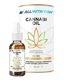 Allnutrition Cannabi Oil 5% CBD, Płyn 