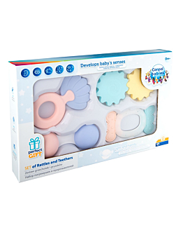 Canpol Babies Zestaw Pierwszych Grzechotek Pastel