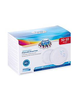 Canpol Babies Coppette Assorbilatte con Adesivo 60 pz
