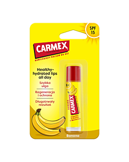 Carmex Nawilżający balsam do ust SPF 15, Banan