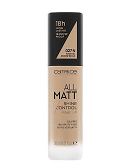 Catrice All Matt Shine Control Make Up 027N Amber Beige Podkład do twarzy