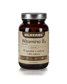 SOLHERBS Witamina B3 60 kapsułek
