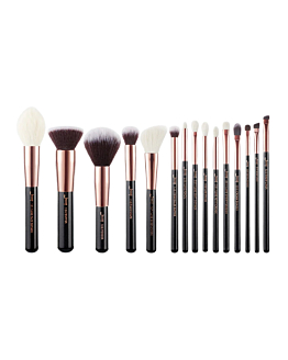 JESSUP Essential Makeup Brush zestaw pędzli do makijażu Black 15szt.