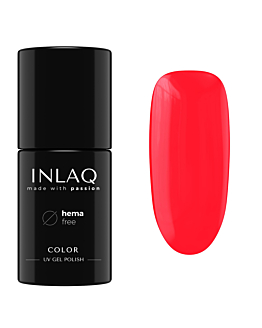 INLAQ Lakier Hybrydowy HEMA Free, Neonowy Neon Rouge