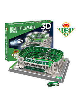 Stadion piłkarski LED BENITO VILLAMARIN - Real Betis FC - Puzzle 3D 98 elementów - model klubowy