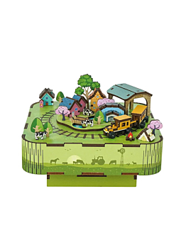 Habarri Miniaturowa pozytywka DIY - Wakacje u babci