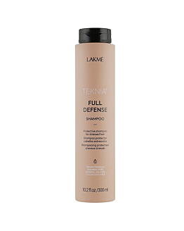 Lakme Teknia Full Defense Shampoo szampon ochronny do włosów zestresowanych, 300ml