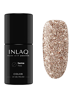INLAQ Lakier Hybrydowy Brokatowy HEMA Free, Leo