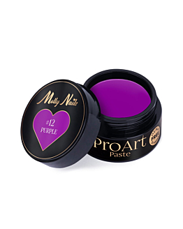 MollyNails ProArt Paste Pasta Do Zdobień Purple Nr 12 5 g