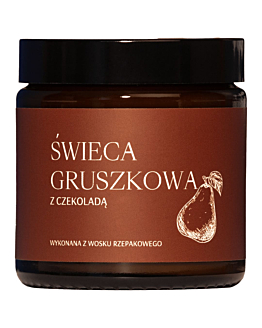 Mglife Świeca gruszkowa z czekoladą