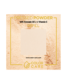 Color Care Puder Prasowany Wegański - Refill - 01 Cool Beige