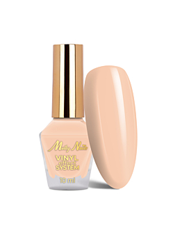 MollyNails Color Lacquer Vinyl Effect System STEP 2 Klasyczny Lakier Nude 10 ml