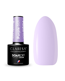 Claresa Soak Off UV/LED Purple lakier hybrydowy 601, 5g