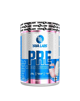 Yava Labs Pre Workout Przedtreningówka w proszku smak wata cukrowa